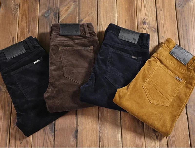 Corduroy Pant Warm - 2023 가을 겨울 남성 캐주얼 코듀로이