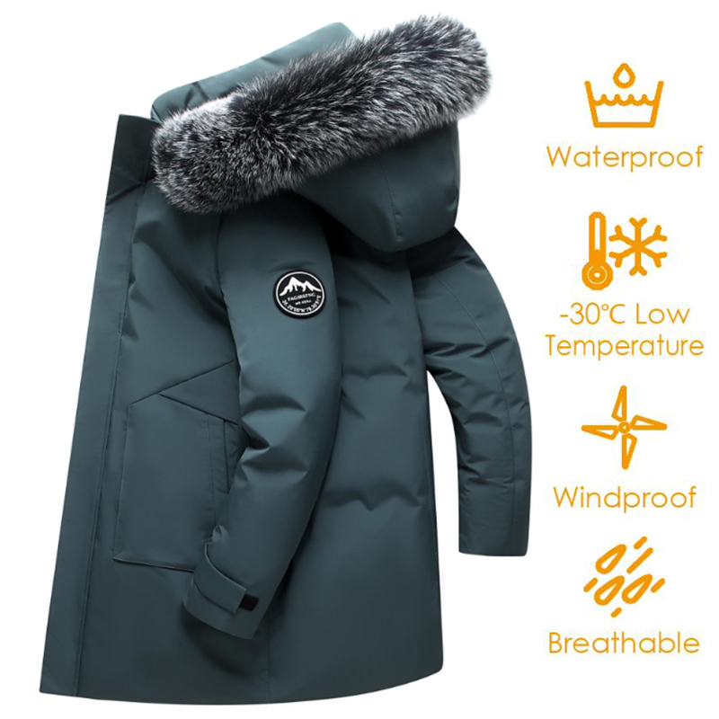 가을 겨울 남성 방풍 다운 재킷 코트 남성 따뜻한 화이 - Down Jacket Packable 리뷰 및 가격