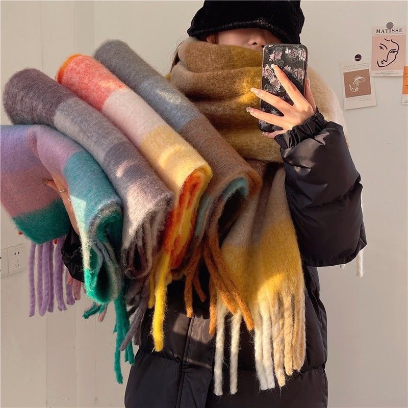2025New 겨울 두꺼운 따뜻한 스카프 여성 캐시미어 - Cashmere Pashmina Wrap 리뷰 및 가격