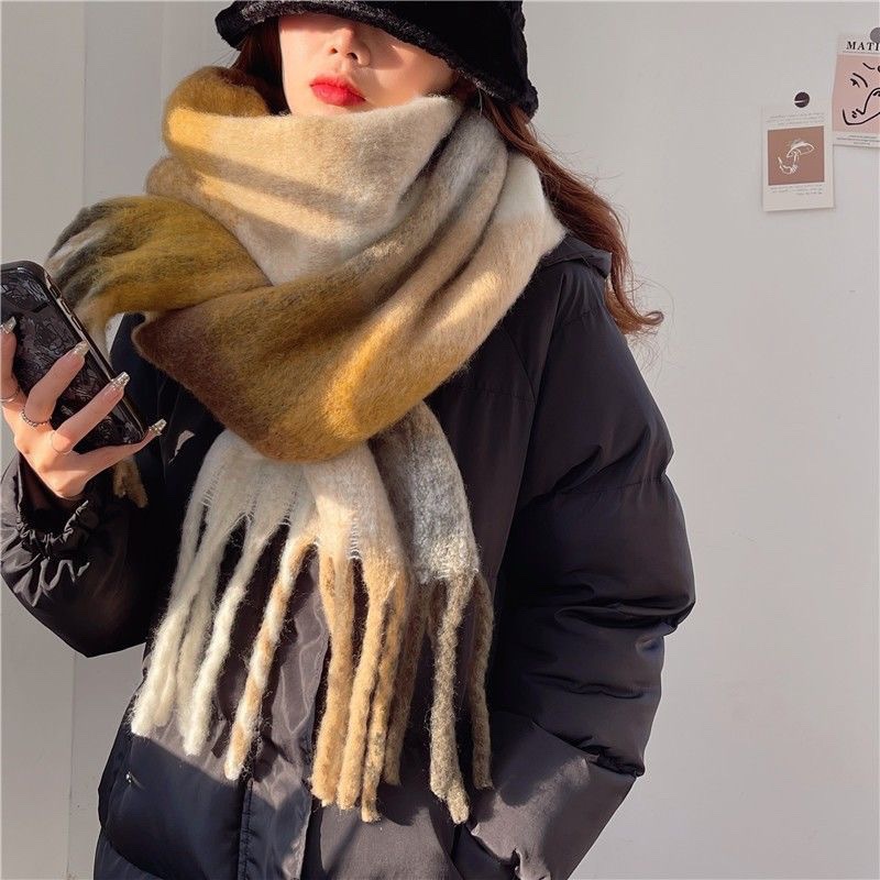 2025New 겨울 두꺼운 따뜻한 스카프 여성 캐시미어 - Cashmere Pashmina Wrap 리뷰 및 가격