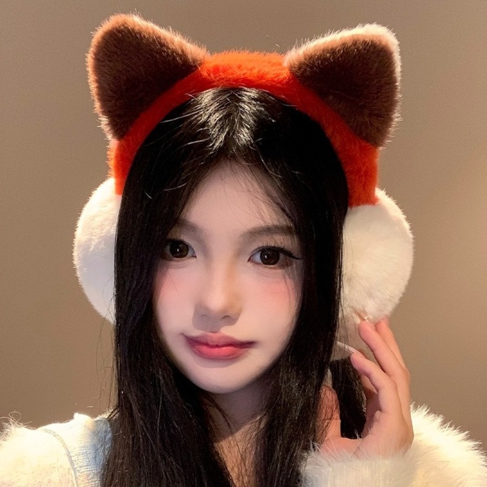 패션 만화 귀마개 방풍 보온 겨울용 플러시 귀덮개 귀마 - Earmuffs Foldable 리뷰 및 가격