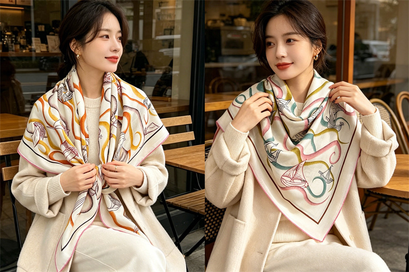 양면 135CM 스카프 럭셔리 디자이너 캐시미어 파시미 - Cashmere Pashmina Wrap 리뷰 및 가격
