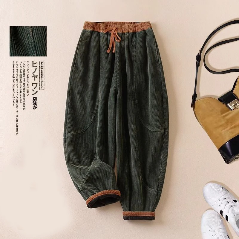 코듀로이 하렘 팬츠 여성 가을 겨울 신상 한국 패션 패 - Corduroy Pant Warm 리뷰 및 가격