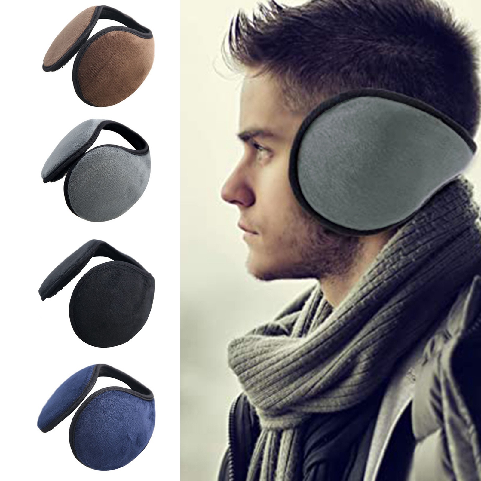 겨울용 귀마개 따뜻한 플리스 접이식 귀덮개 방풍 야외  - Earmuffs Foldable 리뷰 및 가격