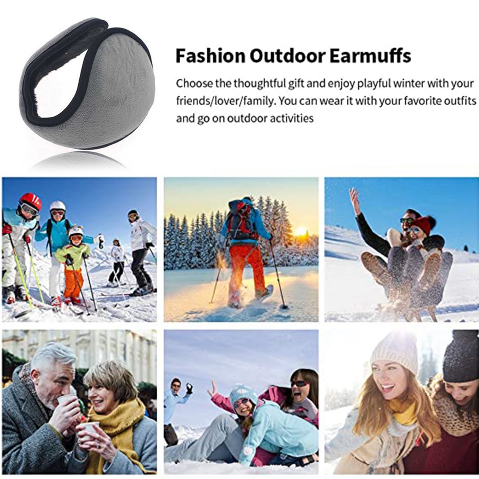 겨울용 귀마개 따뜻한 플리스 접이식 귀덮개 방풍 야외  - Earmuffs Foldable 리뷰 및 가격